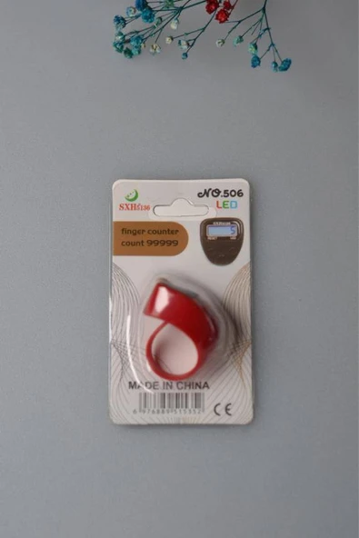 Mini Işıklı Zikirmatik Kırmızı - Resim 5