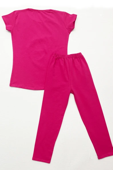 KIZ ÇOCUK TAYTLI TAKIM SAÇ BANDI HEDİYELİ BASKILI C64 - 3