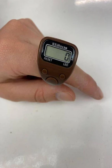 Mini Işıklı Zikirmatik Kahverengi - Resim 2