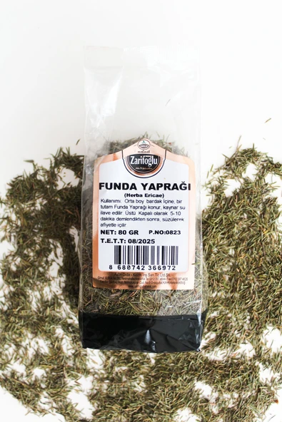 Zarifoğlu Funda Yaprağı Bitkisi Otu Şifalı Bitkiler 80 gr
