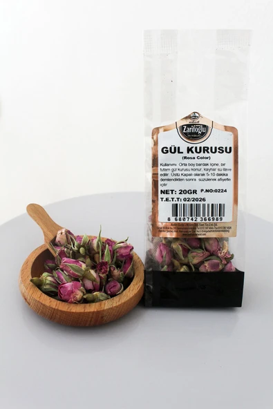 Zarifoğlu Gül Kurusu Bitkisi Şifalı Bitkiler 2 x 20 gr - 4