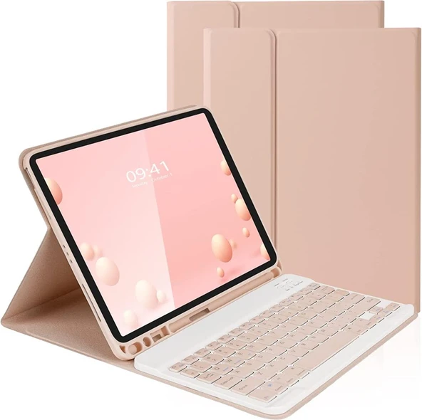 Apple iPad Pro 11inç M4/M5 Kılıf Kablosuz Klavyeli Case Mobax 2024/2025 - Resim 11