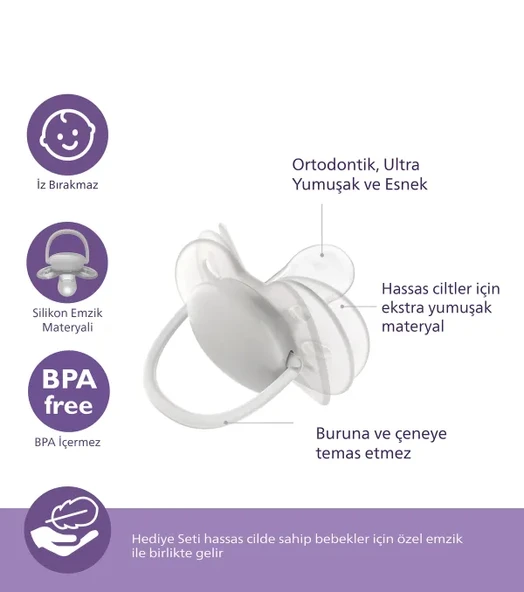 Nessiworld Philips Avent Doğal Tepkili Natural Response PP Hoşgeldin Bebek Hediye Seti - 2
