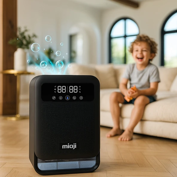 Mioji Mio 30NEC Pro 3.8 Litre Çift Göstergeli Nem Alma ve İyon Hava Temizleme Cihazı - Siyah - 3
