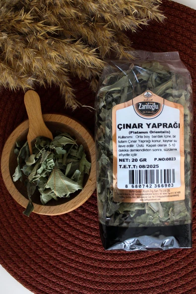 Zarifoğlu Çınar Yaprağı Bitkisi Otu Şifalı Bitkiler 2 x 20 gr - 4