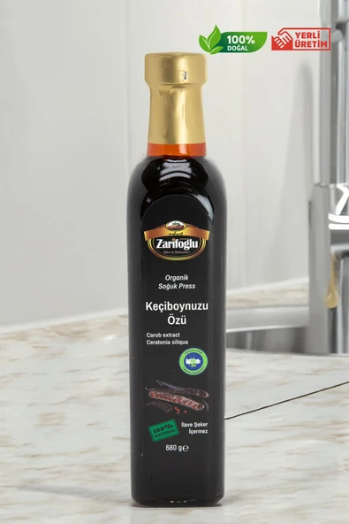 Zarifoğlu Keçiboynuzu Özü Harnup ( Keçi Boynuzu ) Özü Organik Soğuk Press 680 gr - 2