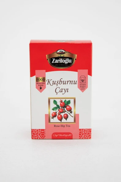 Zarifoğlu Kuşburnu Çayı Otu Bitkisi Şifalı Bitkiler 30 Paket Poşet Çay