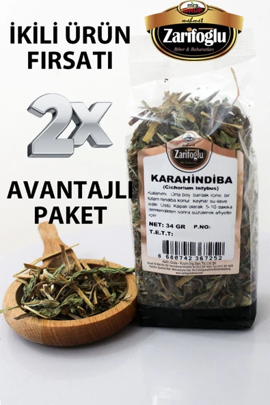 Zarifoğlu Karahindiba Bitkisi Otu Şifalı Bitkiler 2 x 34 gr