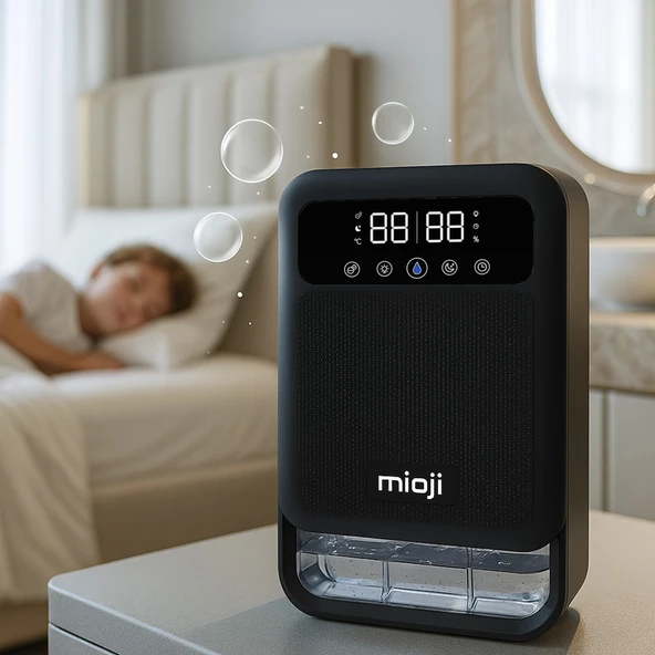Mioji Mio 30NEC Pro 3.8 Litre Çift Göstergeli Nem Alma ve İyon Hava Temizleme Cihazı - Siyah - 5