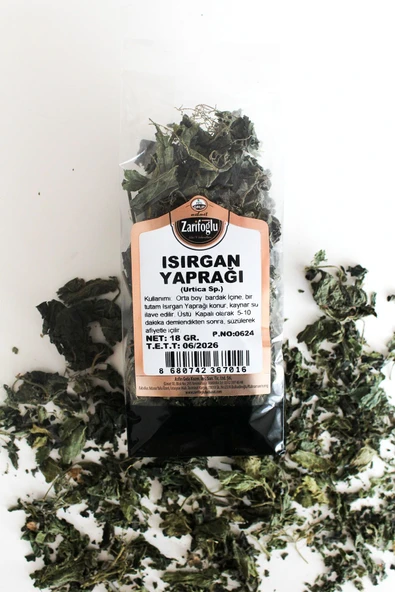 Zarifoğlu Isırgan Yaprağı Bitkisi Otu Şifalı Bitkiler 18 gr