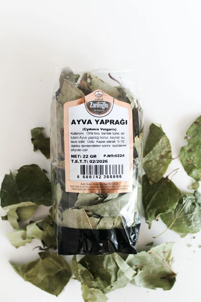 Zarifoğlu Ayva Yaprağı Bitkisi Otu Şifalı Bitkiler 2 x 22 gr - 2