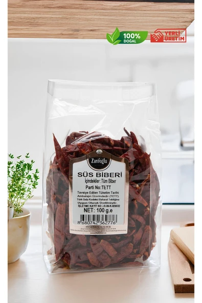 Zarifoğlu Atom Süs Biberi 100gr