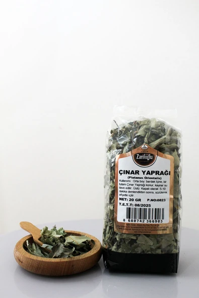 Zarifoğlu Çınar Yaprağı Bitkisi Otu Şifalı Bitkiler 2 x 20 gr - 3