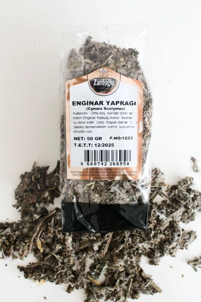 Zarifoğlu Enginar Kabuğu Otu Bitkisi Şifalı Bitkiler 50 gr