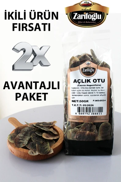 Zarifoğlu Açlık Otu Bitkisi Şifalı Bitkiler 2 x 50 gr