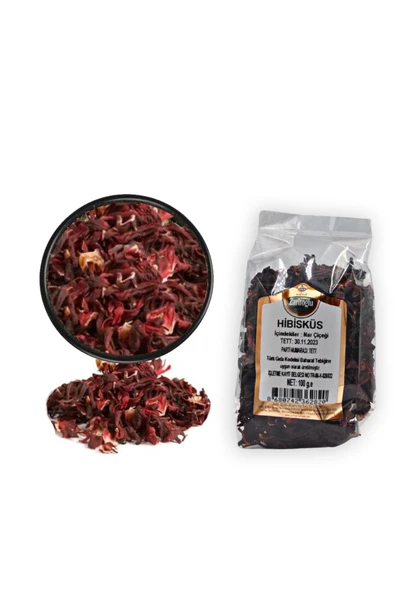 Zarifoğlu Hibisküs Nar Çiçeği Otu Bitkisi Şifalı Bitkiler 2 X 100 gr - 3