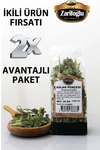 Zarifoğlu Aslan Pençesi Bitkisi Otu Bitkiler 2 x 20 gr