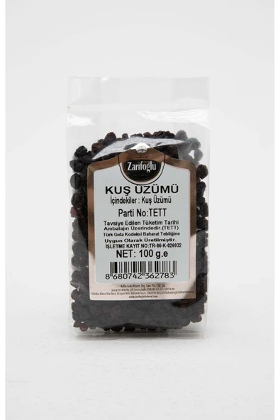 Zarifoğlu Kuş Üzümü 100 gr