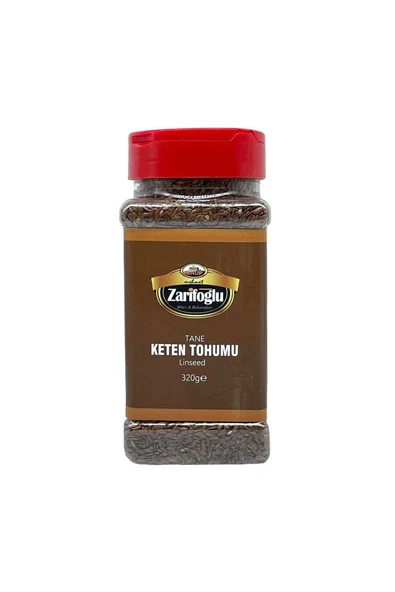 Zarifoğlu Keten Tohumu Tane Pet 320 gr Orta Boy