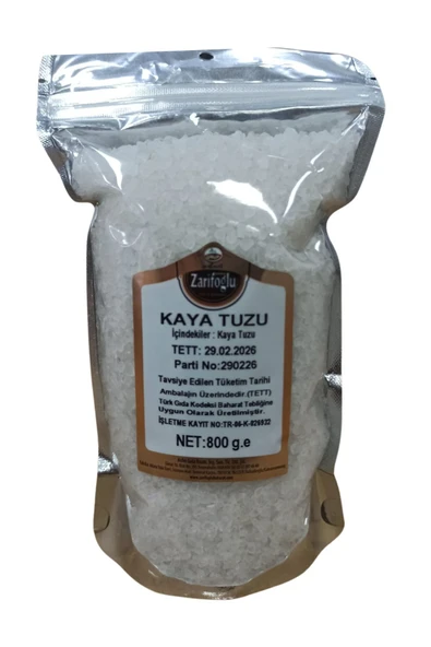 Zarifoğlu Kaya Tuzu Iri Tane 1000 gr
