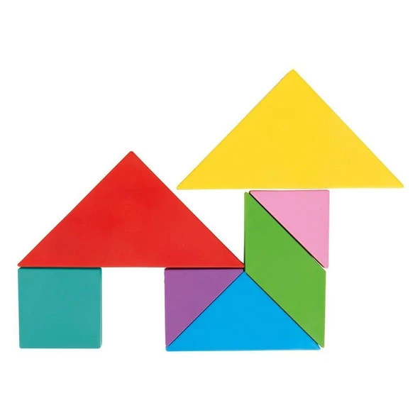 Nessiworld 03 569 Ahşap Manyetik Tangram -Pilsan Oyuncak - 4