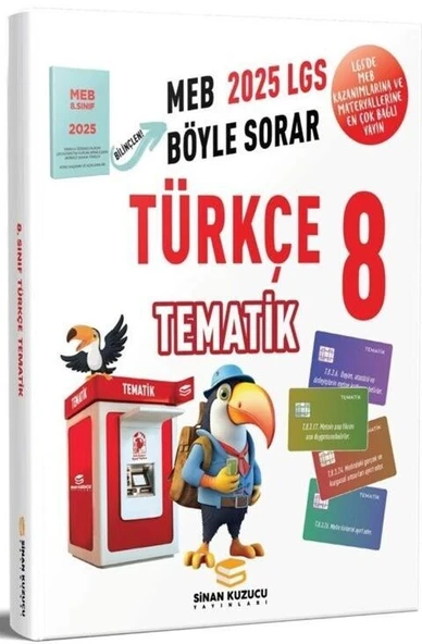 Sinan Kuzucu 8. Sınıf LGS Türkçe Tematik Soru Bankası