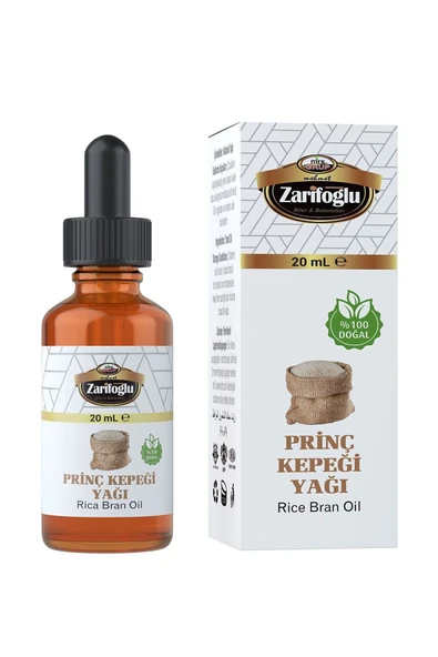 Zarifoğlu Pirinç Kepeği Yağı 20 ml