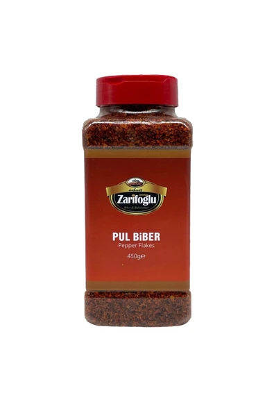 Zarifoğlu Pul Biber Pet 450 gr Büyük Boy