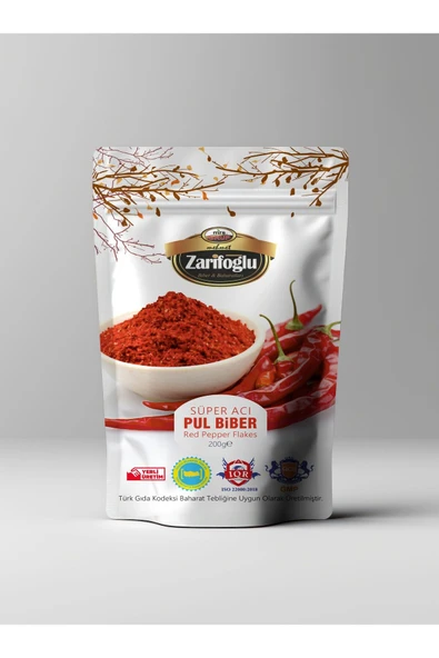 Zarifoğlu Süper Acı Pul Biber 200 gr