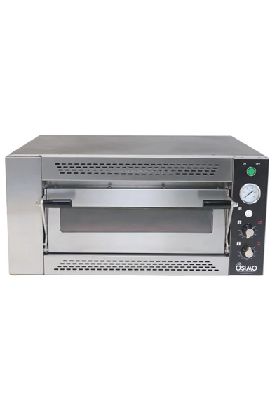 OSİMO Tek Katlı Elektrikli Pizza ve Lahmacun Fırını | 4 Pizza Kapasitesi | 4x25cm | 220V & 380V Uyumlu - 3