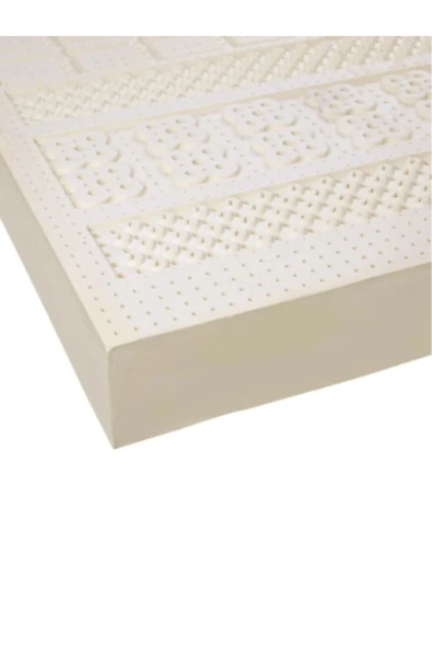 %100 Doğal Lateks Bebek Yatağı 60x120x10 cm - 3