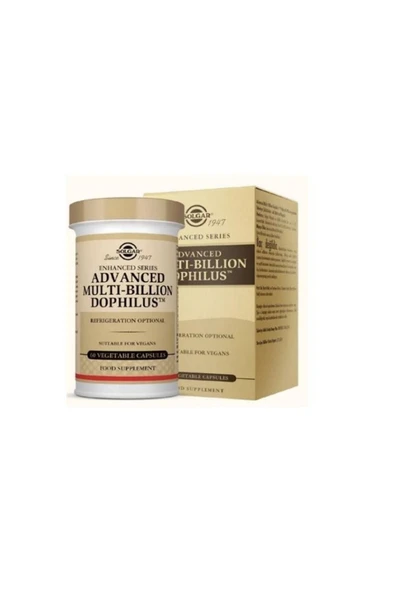 Solgar Advanced Multi-Billion Dophilus 60 Kapsül ürün görseli 1