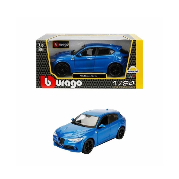 NessiWorld 21086 1:24 Alfa Romeo Stelvio Model Araba -Sunman - 1