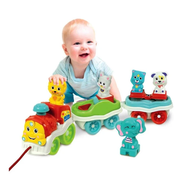 17848 Baby Clementoni - Bebek Hayvanlar Treni +9 ay - 4