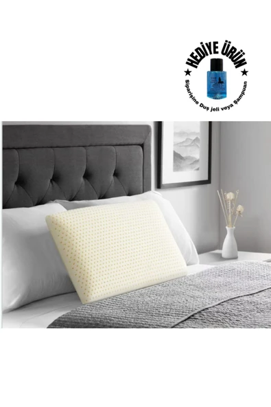 %100 Lateks Yastik 1000gr 40X60 Tombul Kalıp