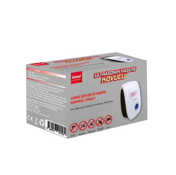 Bood UK-25 Ultrasonik Haşere Kovucu - Resim 2