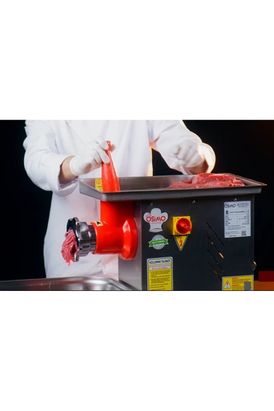 OSİMO 12 No Et Kıyma Makinesi 220 Volt (geri Çalışma Özellikli) - 3