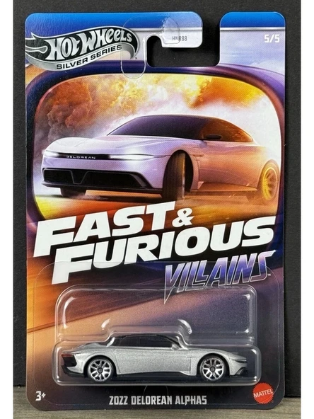 Hot Wheels Fast And Furious Villains - 2022 Delorean Alphas - HNR88 / JBY38 - 1