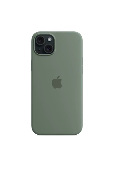 Apple iPhone 15 Plus için MagSafe özellikli Silikon Kılıf - Selvi ​​​​​​​Outlet