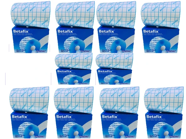 Betafix Fix Flaster Esnek Sabitleme Bandı 10 m x 10 cm 10 KUTU ürün görseli