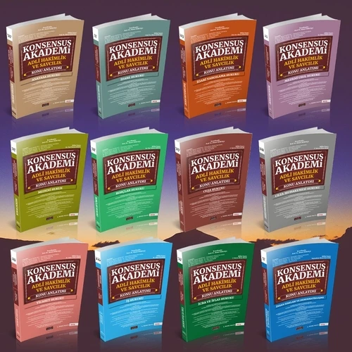 KONSENSUS Akademi Adli Hakim ve Savcılık Sınavı Konu Anlatımı Savaş Yayınları Mayıs 2025 - 2