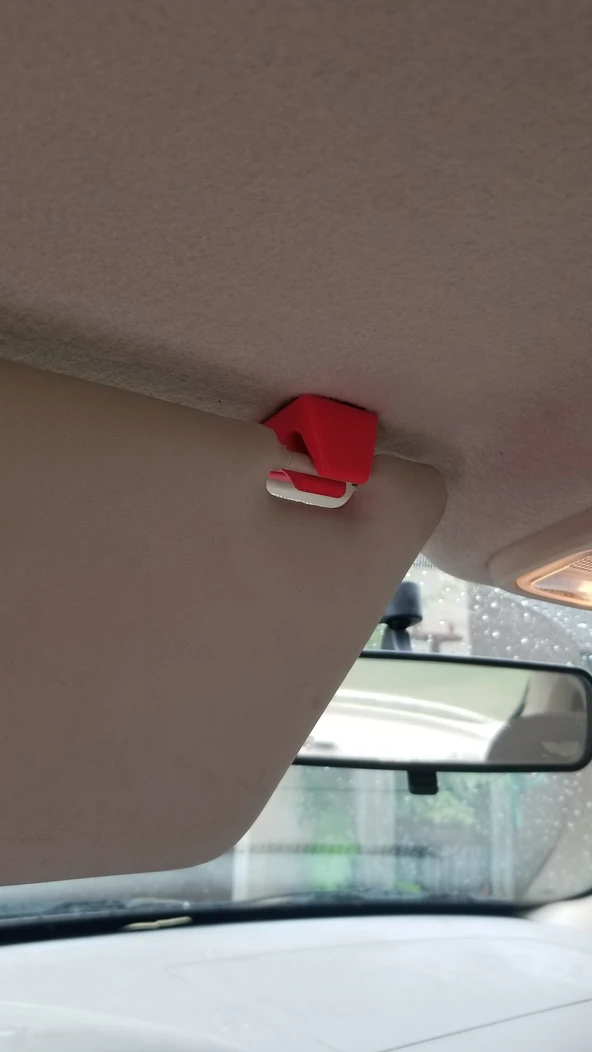 print studio Ford Focus güneşlik menteşesi siyah - Resim 2