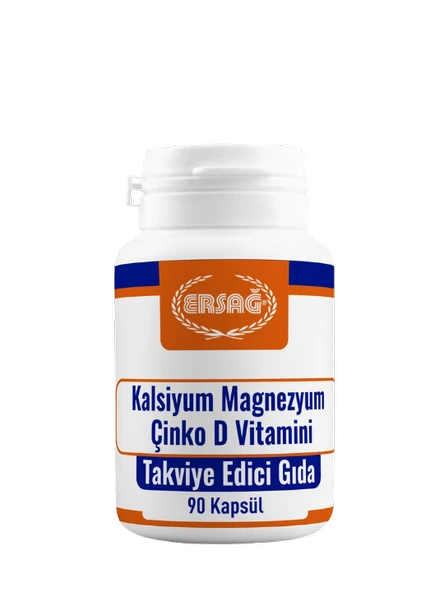 ERSAĞ KALSİYUM, MAGNEZYUM, ÇİNKO, D VİTAMİNİ