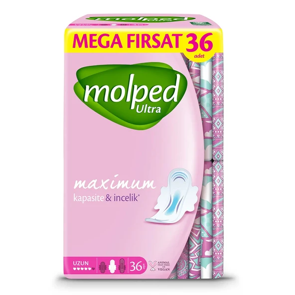 Molped Ultra Anatomik Mega Fırsat Ped Uzun 36 Adet