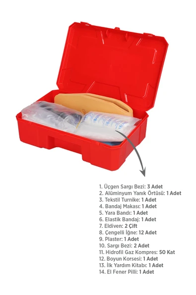 RCA5014 Araç İlk Yardım Seti - 78 Parça - 2