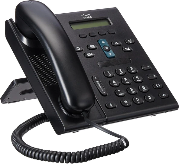 Cisco CP-6921-C-K9 6921 Birleşik IP Telefon Masaüstü Ofis - 6