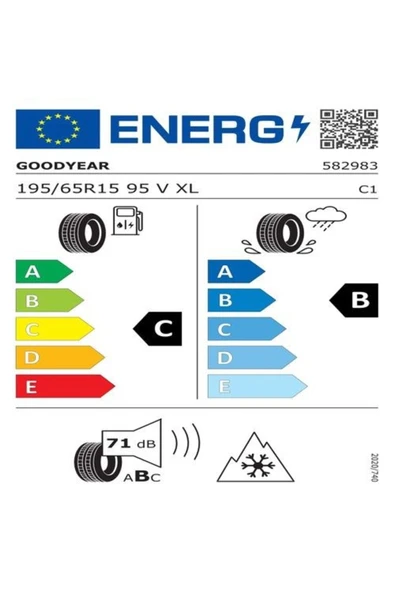Goodyear 195/65R15 95V Eagle Sport 4 Seasons Xl Oto 4 Mevsim Lastiği (Üretim Tarihi: 2025) - 3