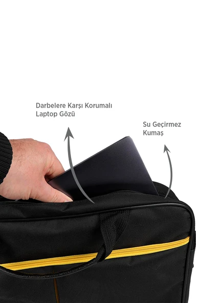 RTX1006 Laptop Evrak Çantası 13.5” - 15.6” Modellere Uyumlu - Resim 2