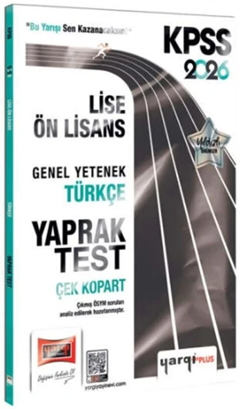 Yargı 2026 Kpss Lise Önlisans Türkçe Yaprak Test