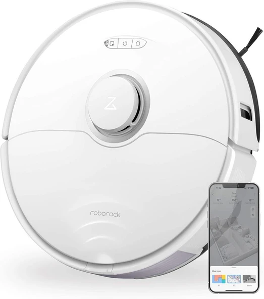 Roborock S7 Beyaz Akıllı Robot Süpürge Teşhir